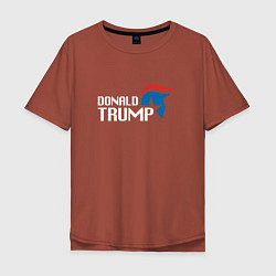 Мужская футболка оверсайз Donald Trump Logo