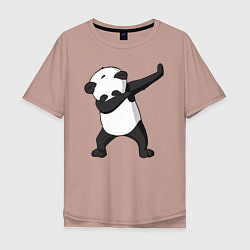 Мужская футболка оверсайз Panda dab