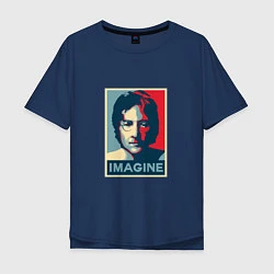 Мужская футболка оверсайз Lennon Imagine