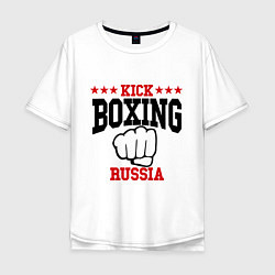 Мужская футболка оверсайз Kickboxing Russia