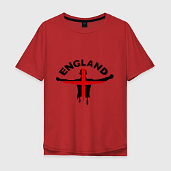Мужская футболка оверсайз England Fans