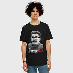 Футболка оверсайз мужская Stalin: Style in, цвет: черный — фото 2