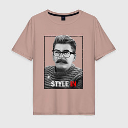 Мужская футболка оверсайз Stalin: Style in