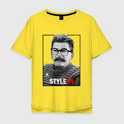 Футболка оверсайз мужская Stalin: Style in, цвет: желтый