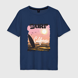 Мужская футболка оверсайз Surf California