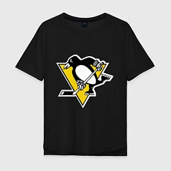 Мужская футболка оверсайз Pittsburgh Penguins
