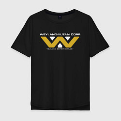 Мужская футболка оверсайз Weyland-Yutani