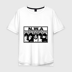 Мужская футболка оверсайз NWA