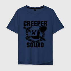 Мужская футболка оверсайз Creeper Squad