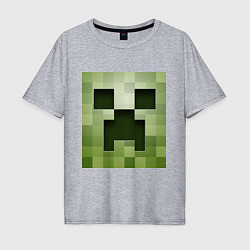 Мужская футболка оверсайз Мinecraft creeper