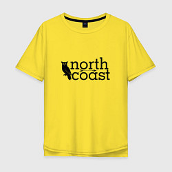 Футболка оверсайз мужская IDC North coast, цвет: желтый