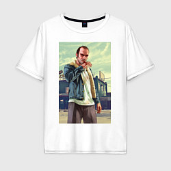 Футболка оверсайз мужская Trevor Philips, цвет: белый