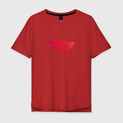 Футболка оверсайз мужская Need For Speed Payback, цвет: красный