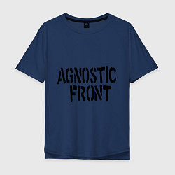 Мужская футболка оверсайз Agnostic front