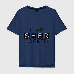 Мужская футболка оверсайз I am Sherlocked