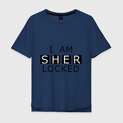 Мужская футболка оверсайз I am Sherlocked