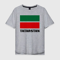 Мужская футболка оверсайз Флаг Татарстана