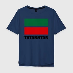 Мужская футболка оверсайз Флаг Татарстана