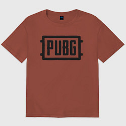 Мужская футболка оверсайз PUBG