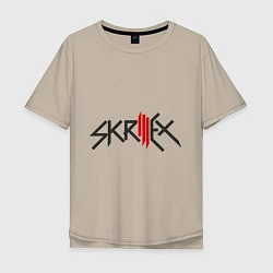 Мужская футболка оверсайз Skrillex