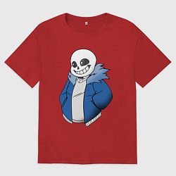 Футболка оверсайз мужская Sans, цвет: красный