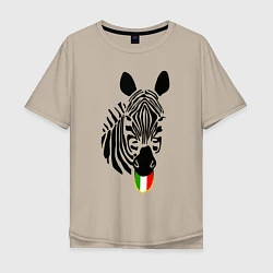 Мужская футболка оверсайз Juventus Zebra