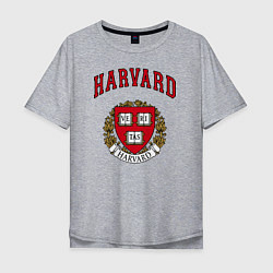 Мужская футболка оверсайз Harvard university