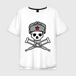 Мужская футболка оверсайз Jackass (Чудаки) СССР