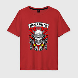 Мужская футболка оверсайз Megadeth Rocker