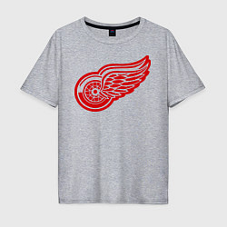 Футболка оверсайз мужская Detroit Red Wings: Pavel Datsyuk, цвет: меланж