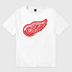 Футболка оверсайз мужская Detroit Red Wings: Pavel Datsyuk, цвет: белый