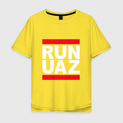 Мужская футболка оверсайз Run UAZ