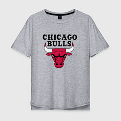 Мужская футболка оверсайз Chicago Bulls