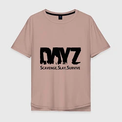 Мужская футболка оверсайз DayZ: Slay Survive