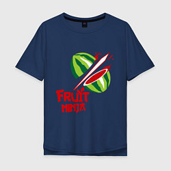Мужская футболка оверсайз Fruit Ninja