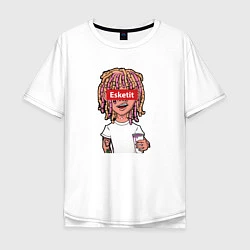 Мужская футболка оверсайз Lil Pump: Esketit Style