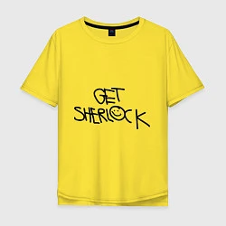 Мужская футболка оверсайз Get sherlock