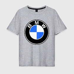 Мужская футболка оверсайз Logo BMW