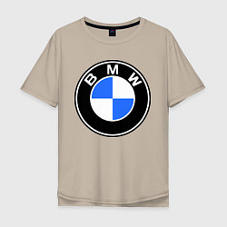 Мужская футболка оверсайз Logo BMW