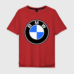 Мужская футболка оверсайз Logo BMW