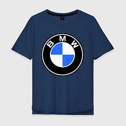 Мужская футболка оверсайз Logo BMW