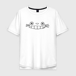 Мужская футболка оверсайз Totoro face