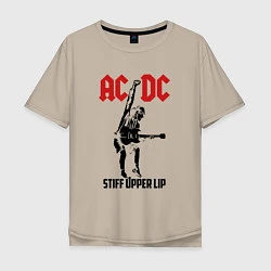 Мужская футболка оверсайз AC/DC: Stiff Upper Lip