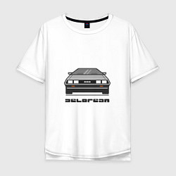 Мужская футболка оверсайз DeLorean
