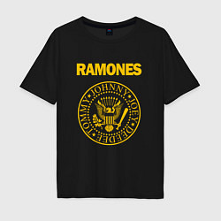 Мужская футболка оверсайз Ramones