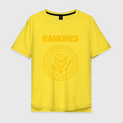 Мужская футболка оверсайз Ramones