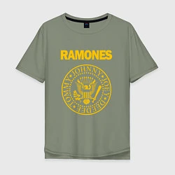 Мужская футболка оверсайз Ramones