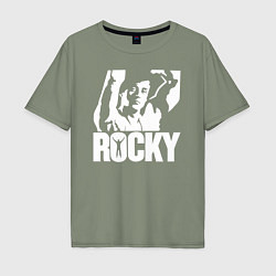 Мужская футболка оверсайз Rocky Balboa