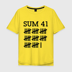 Мужская футболка оверсайз Sum 41: Days
