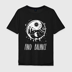 Мужская футболка оверсайз Find Balance